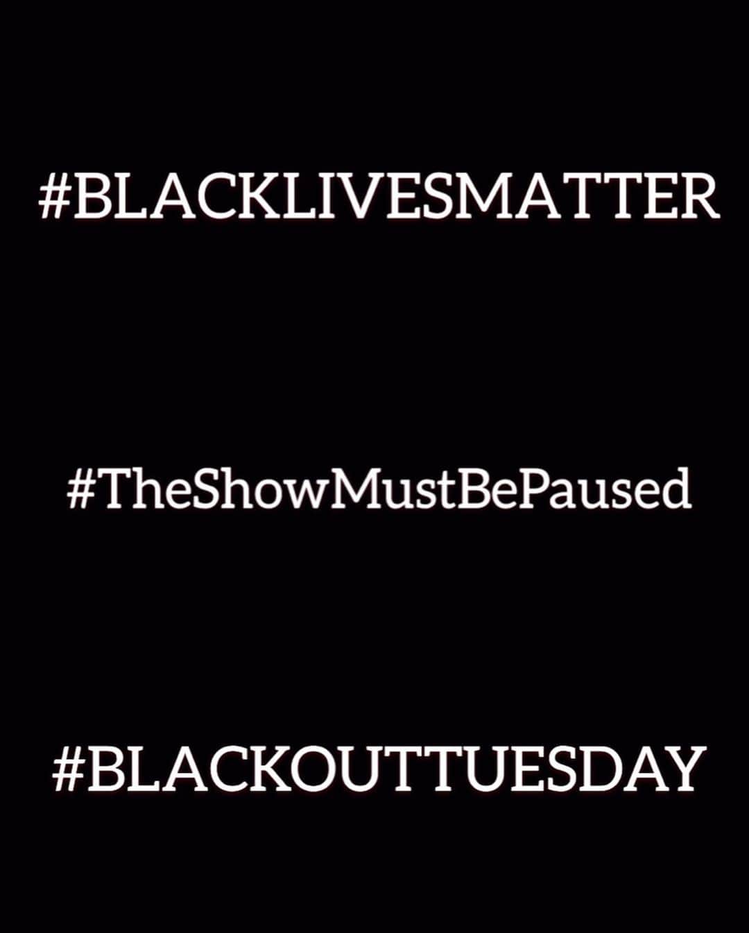 ブレンダン・ロビンソンさんのインスタグラム写真 - (ブレンダン・ロビンソンInstagram)「Please, help provide space for and raise up Black voices!  Tomorrow is #BlackoutTuesday, and I will be taking the time to support and honor the Black community by unplugging and educating myself and others around me.  Black Lives Matter. #TheShowMustBePaused」6月2日 12時13分 - brendanrobinson