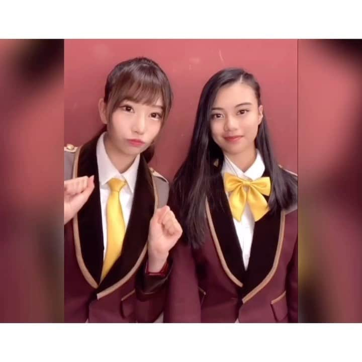 藤井麻由のインスタグラム：「有收到我們的愛嗎❤️ . 私たちの愛❤️を受け取ってください☺️ . #AKB48TeamTP #MiniConcert #0531 #heartvideos #高云珏 #藤井麻由 #愛心 #台日交流 #ミニコン #制服 #かわいい #ハートダンス #割と難しい #私必死 #エバ #まゆ #台湾生活」