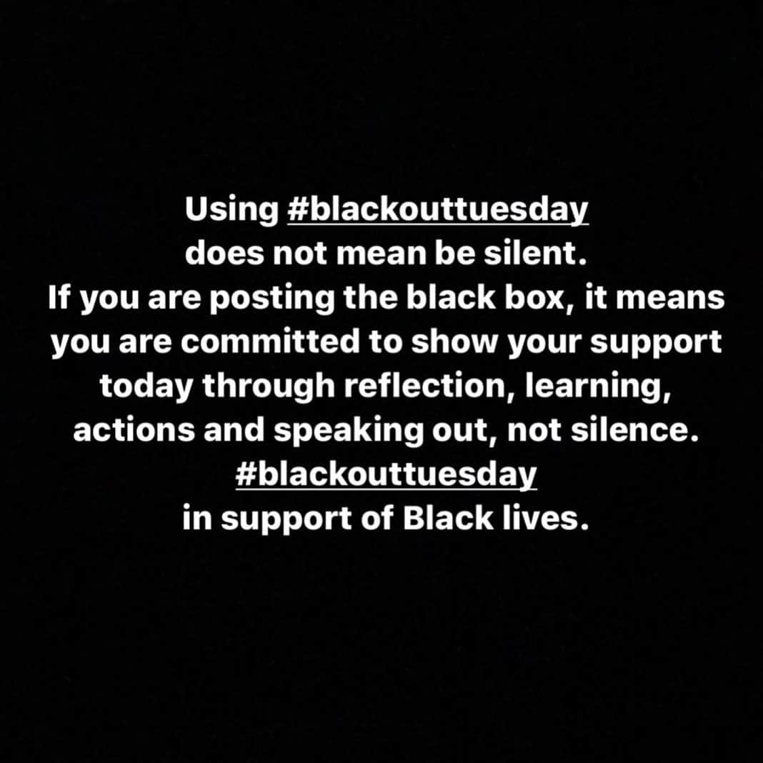 エレン・ウォンさんのインスタグラム写真 - (エレン・ウォンInstagram)「Amplify black voices. Speak out! #blackouttuesday #theshowmustbepaused Do not use any BLM hashtag for blackout Tuesday posts. Check my stories for more info.」6月3日 0時08分 - ellewongster