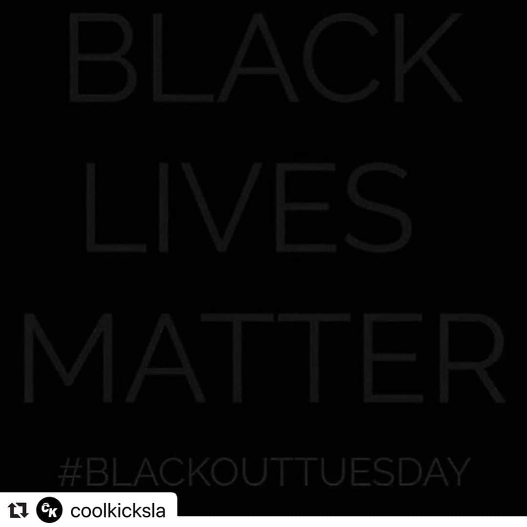 KENJI03のインスタグラム：「#Repost @coolkicksla with @make_repost ・・・ ♟♟♟#BlackOutTuesday」
