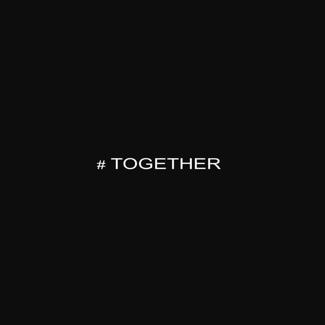 ホルストンのインスタグラム：「HALSTON STANDS AGAINST ALL FORMS OF RASICM. We are listening. We are learning. We stand #TOGETHER」