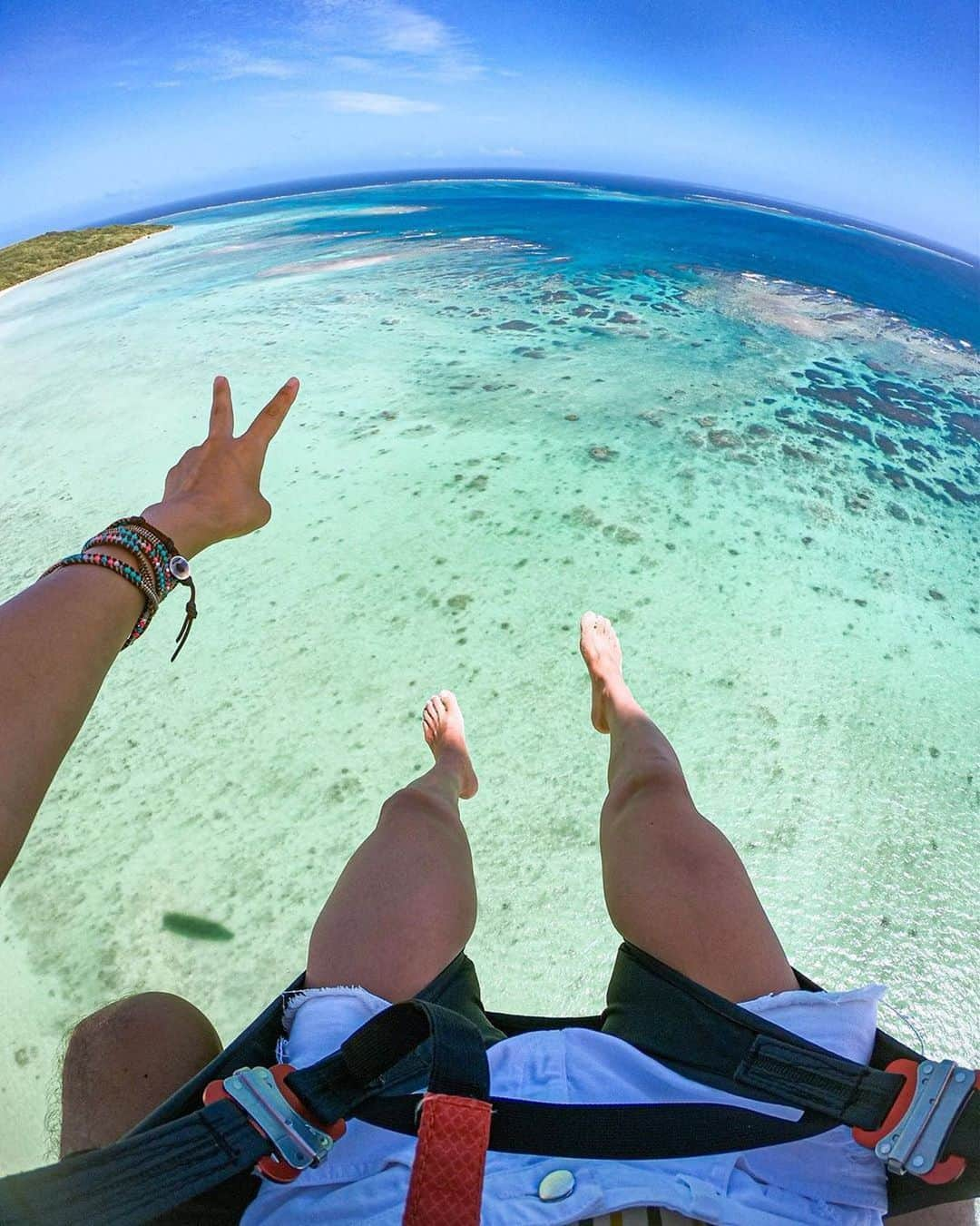 Be.okinawaさんのインスタグラム写真 - (Be.okinawaInstagram)「This is what birds get to see? 👀 📷: @tamakiiiiii 📍: Miyako Island  The blue skies of Miyako Island are absolutely superb!  We keep posting photos, hoping that those would remind you of Okinawa and cheers you up. We look forward to welcoming you back to Okinawa in the near future! #okinawaathome #staysafe  #miyakoisland #miyakoislands #宮古島 #宮古群島 #미야코지마 #미야코섬 #宮古諸島 #パラグライダー #paraglider #amazingviews #beokinawa #visitokinawa」6月2日 16時10分 - visitokinawajapan