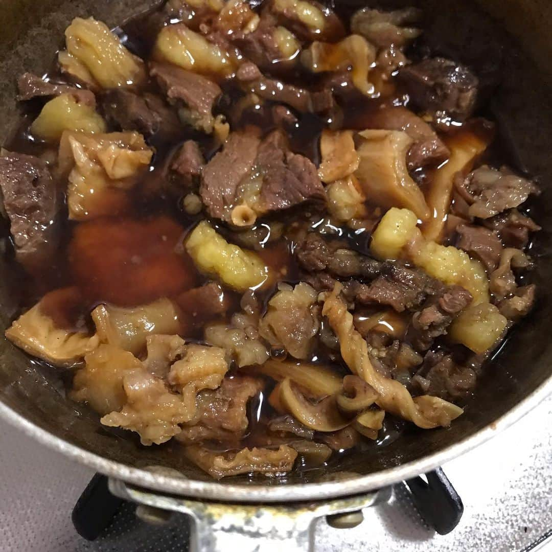 ハチミツ二郎さんのインスタグラム写真 - (ハチミツ二郎Instagram)「私が作ったどきどきうどん(肉肉うどん) あーどきどきした。 早くまた北九州に行きたい。  #どきどきうどん #肉肉うどん #北九州」6月2日 16時41分 - jirohachimitsu