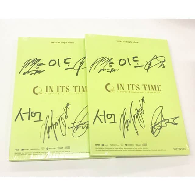 のインスタグラム：「［#ONEUS］﻿ ﻿ 【プレゼント】ONEUSからプレゼントが届きました！﻿🎁😘💓 . . ONEUS 直筆サイン入りCDを2名様に！﻿🌷🧚‍♂️💛 . . . ﻿ 🌙キッス・エンタのインスタフォロー＆いいねで1名様にプレゼント！ ﻿. 🌙キッス・エンタTwitterアカウントフォロー＆ツイートをRTで1名様にプレゼント﻿！ . ﻿ ・応募〆切は6/17（水）23:59﻿  発送は6月下旬発送予定💿﻿ 国内に限らせていただきます。 ﻿  #원어스 #TOMOON #투문﻿ #쉽게_쓰여진_노래 #쉽쓰노﻿ #A_Song_Written_Easily﻿ #present﻿ #kissent」