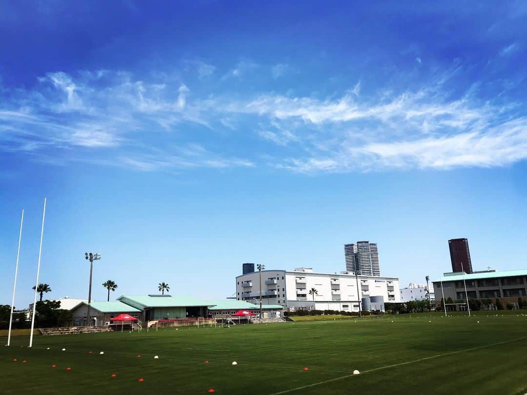 桑水流 裕策のインスタグラム：「#少しずつ少しずつ  #cocacolaredsparks #rugby」