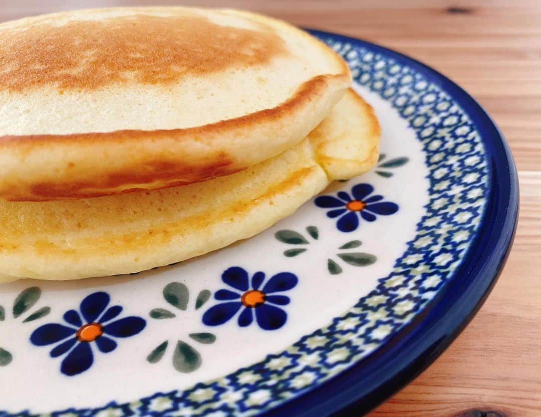 鈴木ちなみさんのインスタグラム写真 - (鈴木ちなみInstagram)「today's snack time 🥞💕 #pancakes #ホットケーキ」6月2日 17時36分 - chinami_suzuki0926