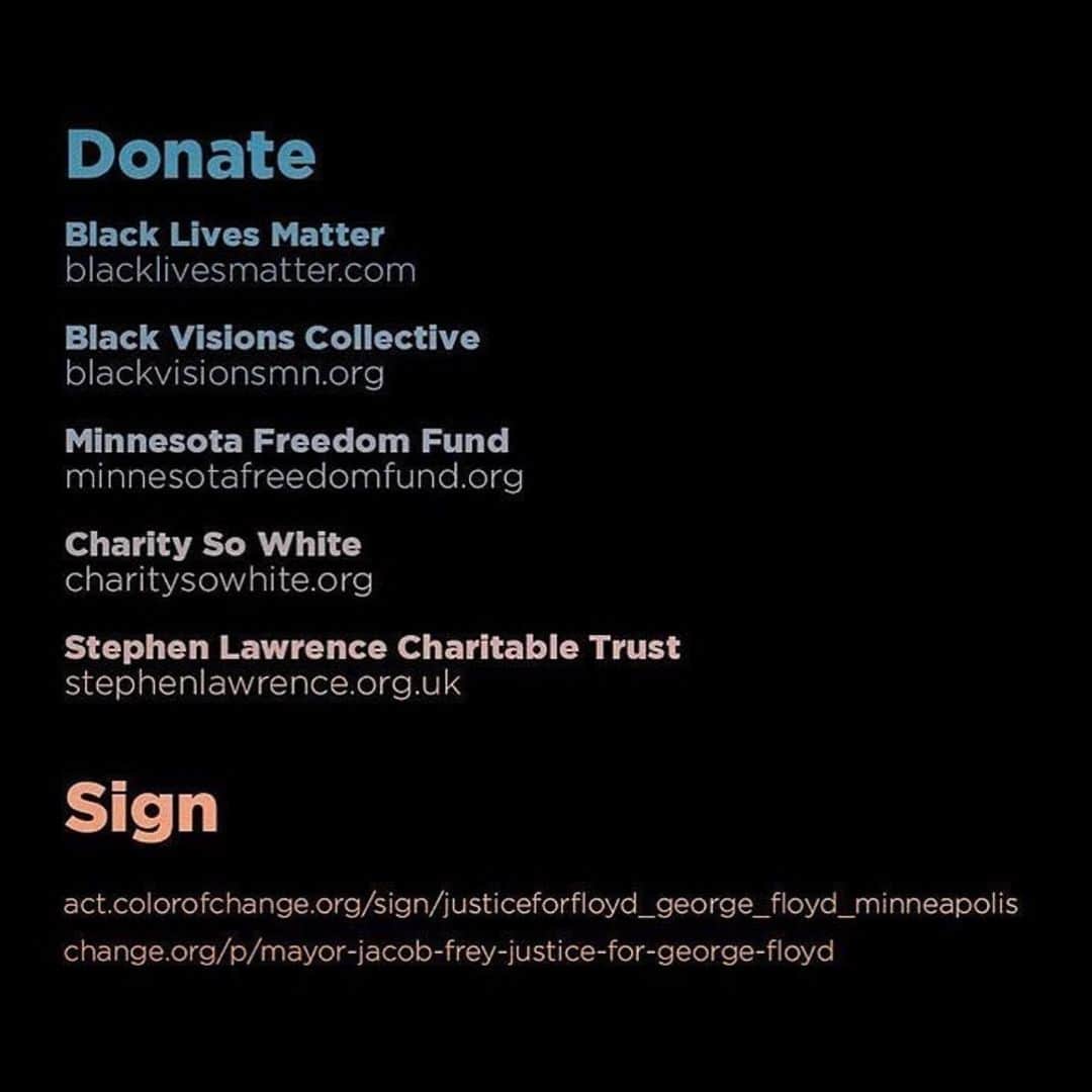 ベッキー・クルーエルのインスタグラム：「#blackoutday2020 #blackouttuesday I’m adding swipe ups for all these links onto my stories to make it easier to click」