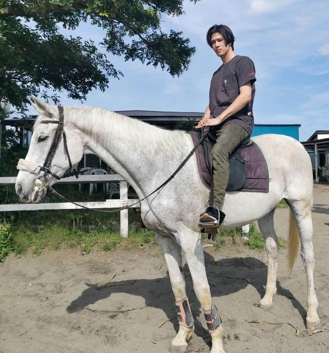 髙石リエムさんのインスタグラム写真 - (髙石リエムInstagram)「ひひーん🐎」6月3日 0時18分 - liamt_p