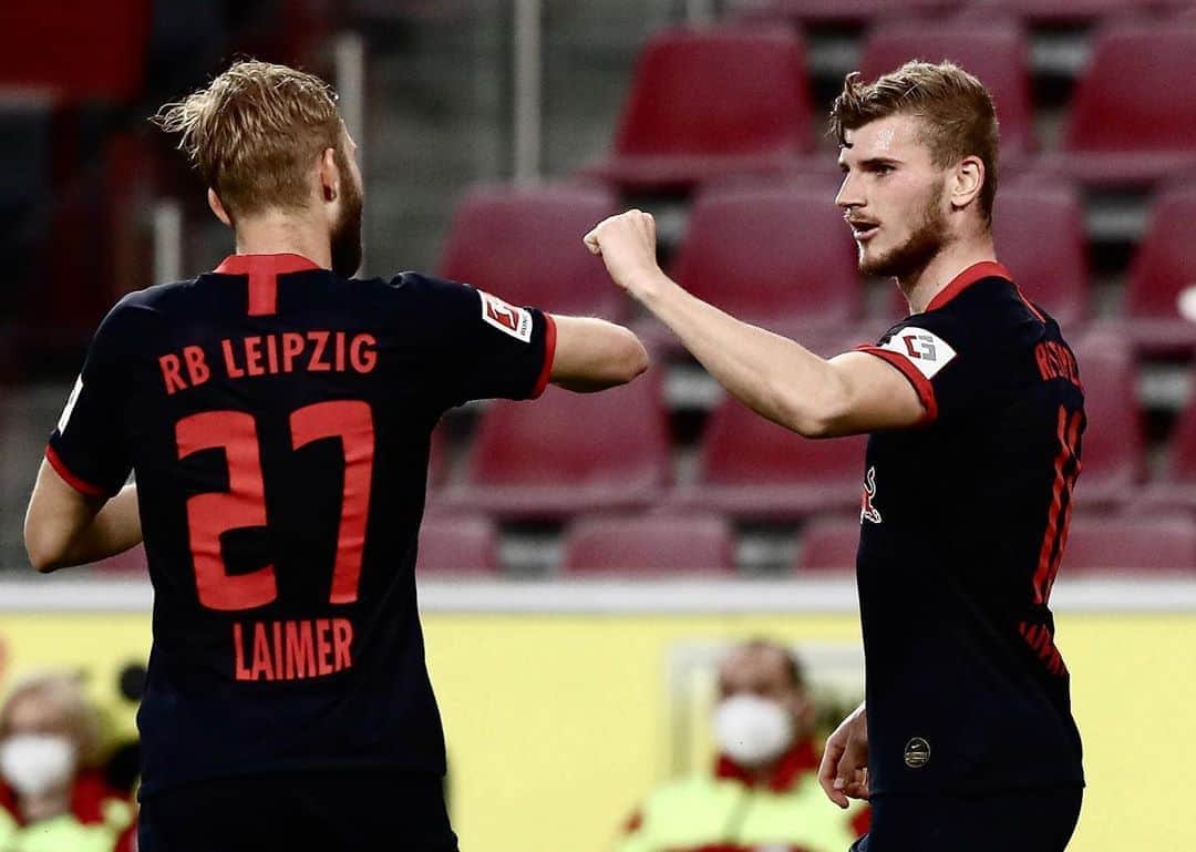 ティモ・ヴェルナーのインスタグラム：「We keep going! 🤜🏼🤛🏼 @konradlaimer」