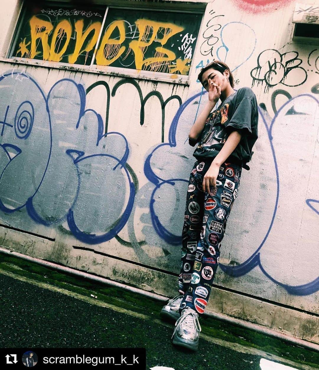 Hysteric Glamourさんのインスタグラム写真 - (Hysteric GlamourInstagram)「#Repost @scramblegum_k_k ・・・ 👖HYSTERIC GLAMOR👖﻿ ﻿ ﻿ ﻿ ﻿ #hysteric #glamor #hystericglamour #fashion #ullzang #ullzangboy #ullzangstyle #art #very #good #pants #rock #street #shoes #film #camera #artist #insta #good #instagood﻿」6月2日 20時24分 - hystericglamour_official