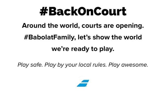 綿貫陽介のインスタグラム：「テニス　 #BackOnCourt #Babolat Family」