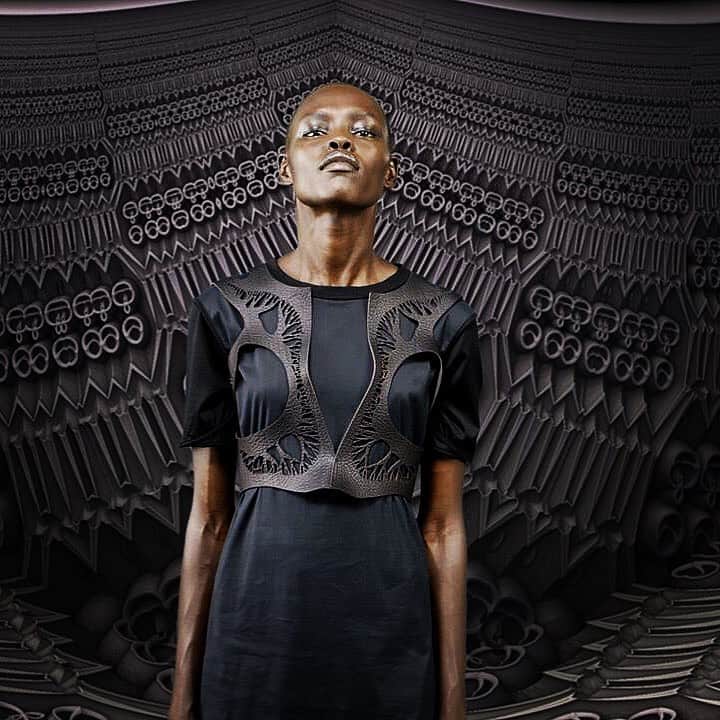 スリーアズフォーのインスタグラム：「“I have a dream that my four little children will one day live in a nation where they will not be judged by the color of their skin but by the content of their character” - Martin Luther King #blacklivesmatter model @gracebol an image from #threeasfour #treeoflife film from spring summer 2015 collection in collaboration with @alexczetwertynski」