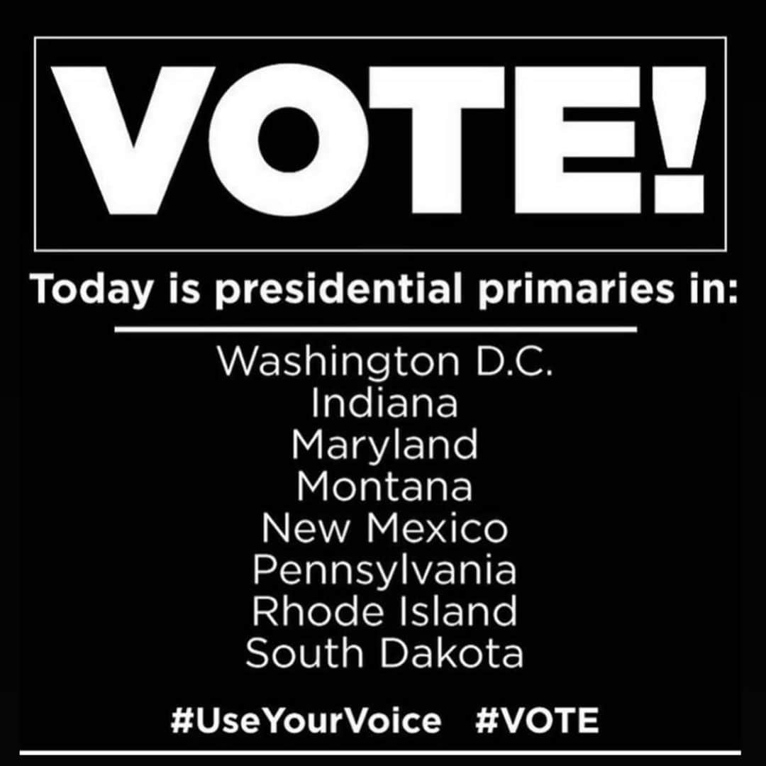 リアン Vのインスタグラム：「VOTE! ☑️ Your votes are needed today!  Let’s remain diligent and aware of the bigger picture that requires your action!  VOTE FOR CHANGE! #useyourvoice」