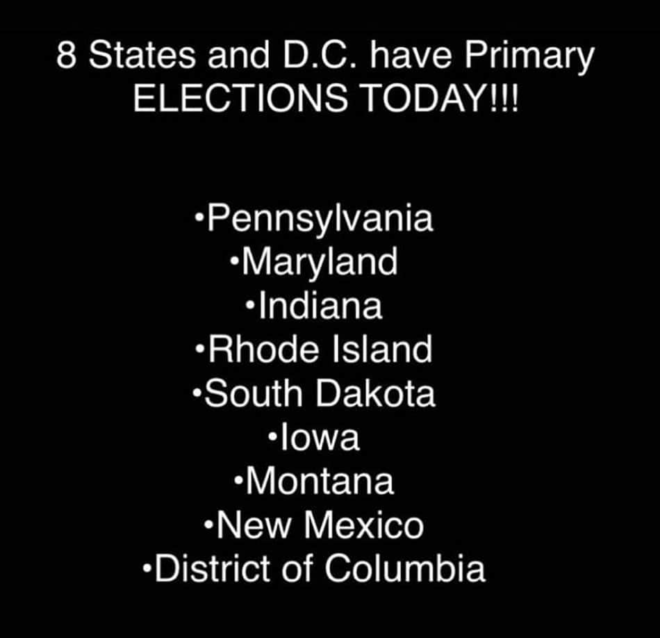 ハイレイ・ロード・ボールドウィンさんのインスタグラム写真 - (ハイレイ・ロード・ボールドウィンInstagram)「If you live in any of these states, PLEASE go and VOTE. It is SO important!! TO MY FOLLOWERS WHO ARE FIRST TIME VOTERS: WE NEED YOU!!」6月3日 3時09分 - haileybieber
