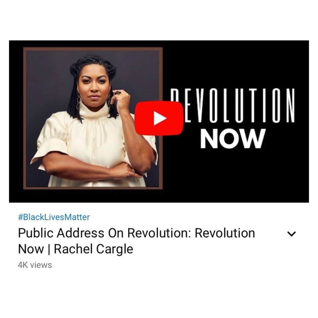 ジュリー・マクニヴンのインスタグラム：「#blacklivesmatter  Repost @rachel.cargle @thegreatunlearn  Thank you to the over 7k of you who attended my public address live. There is work to do and we are not backing down. • #RevolutionNow • You can view the recording at the link in my bio 🙏🏾」