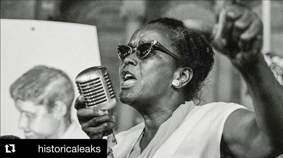 ミシェル・フォーブスさんのインスタグラム写真 - (ミシェル・フォーブスInstagram)「#Repost @historicaleaks with @get_repost ・・・ Pictured above is Ella Baker (1903-1986) in 1964.  Ella Jo Baker was born on December 13, 1903, in Norfolk, Virginia. Growing up in North Carolina, she developed a sense for social justice early on, due in part to her grandmother's stories about life under slavery.  Baker studied at Shaw University in North Carolina. She challenged school policies that she thought were unfair. After graduating in 1927, she moved to New York City and began joining social activist organizations.  In 1930, she joined the Young Negroes Cooperative League, whose purpose was to develop black economic power through collective planning.  Ella Baker began her involvement with the NAACP in 1940.  Inspired by the historic bus boycott in Montgomery, Alabama, in 1955, Baker co-founded the organization In Friendship to raise money to fight against Jim Crow Laws in the deep South.  In 1957, Baker moved to Atlanta to help organize Martin Luther King's new organization, the Southern Christian Leadership Conference (SCLC). In the 1960s, Student Nonviolent Coordinating Committee SNCC was founded.  Ella Baker, and many of her contemporaries, believed that voting was one key to freedom. She once said, "This may only be a dream of mine, but I think it can be made real."」6月3日 3時29分 - iammichelleforbes