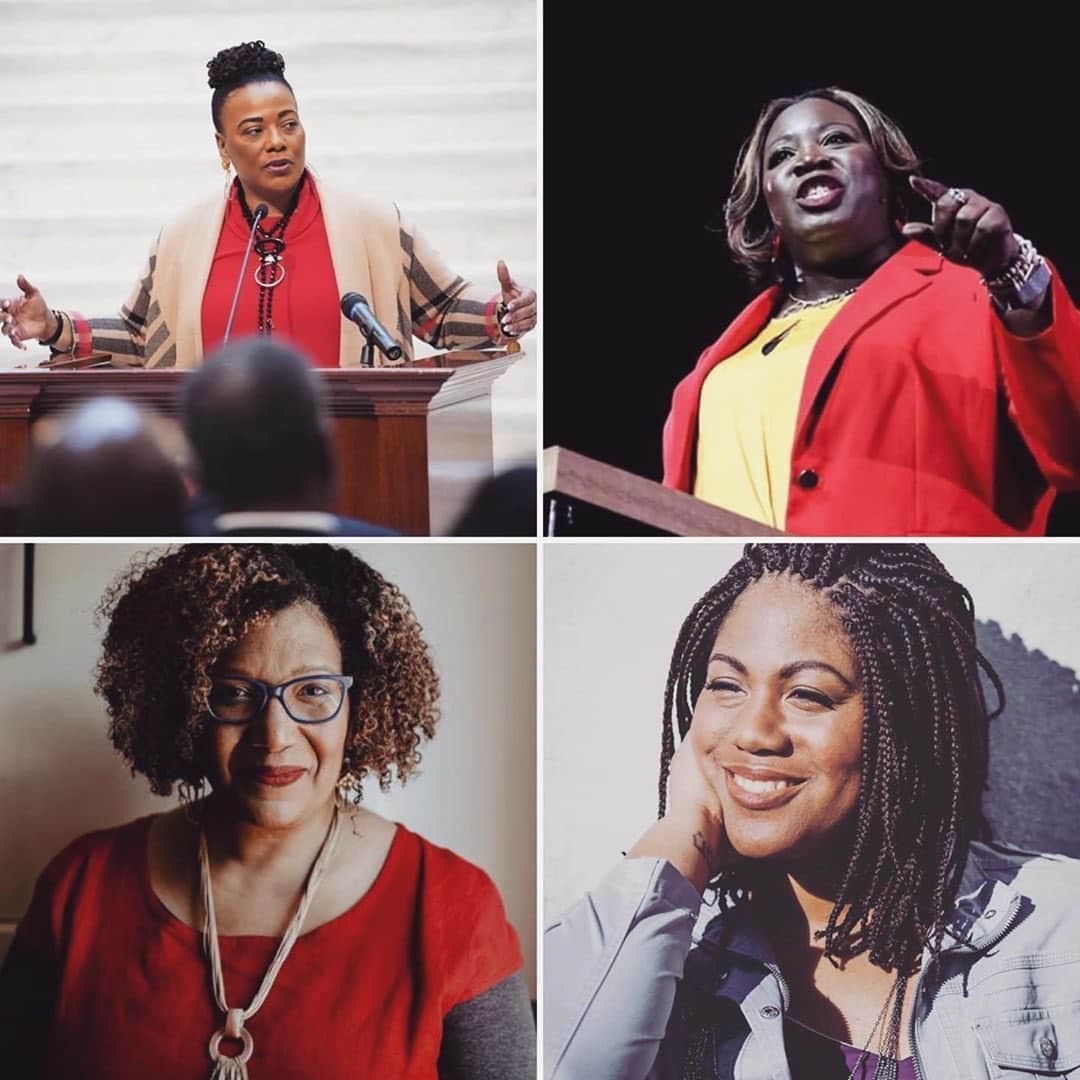 ジュリー・マクニヴンのインスタグラム：「Repost @carloshappynpo  Follow these women / Learn from these women: @berniceaking @latashamorrison @lisasharper @austinchanning」