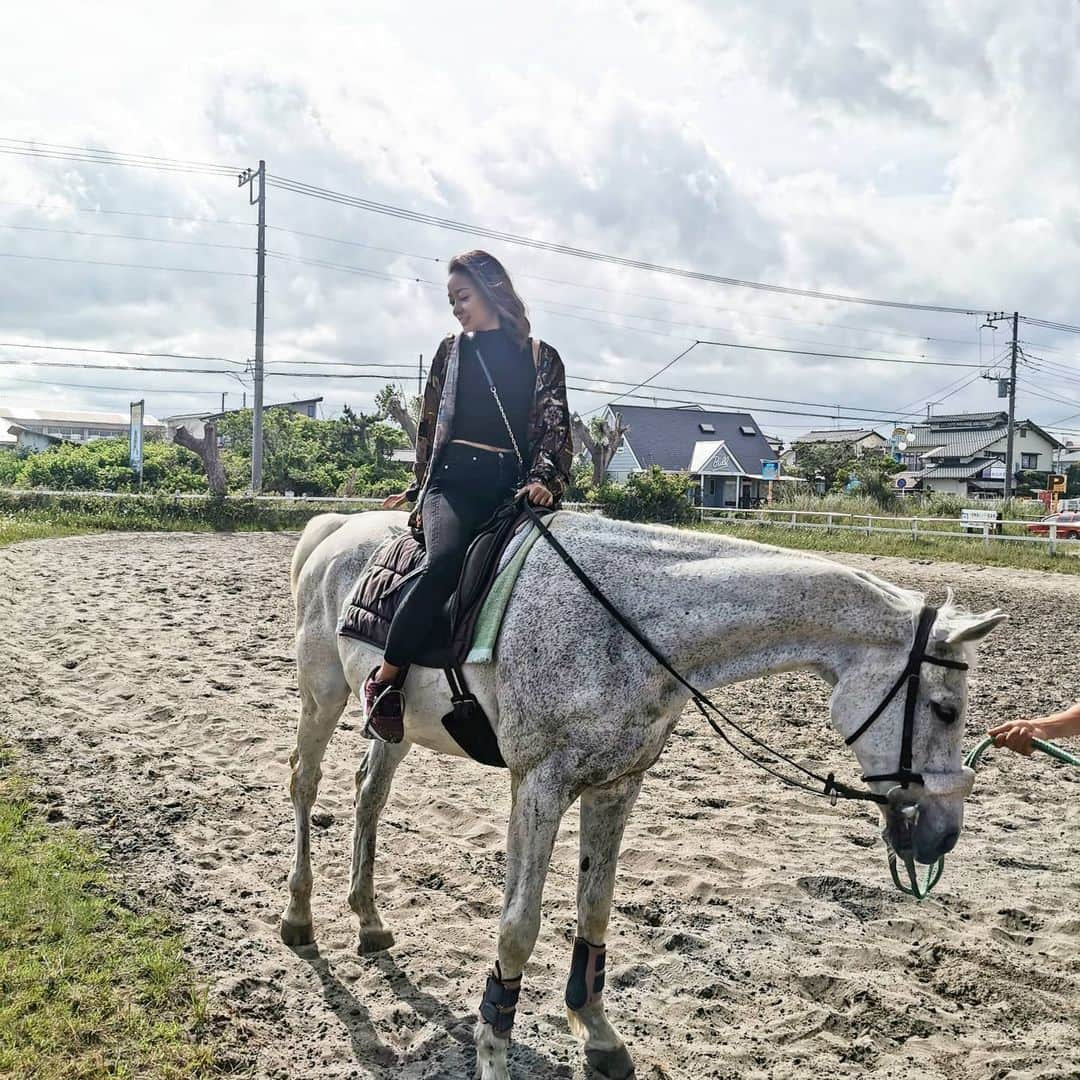 脇田恵子さんのインスタグラム写真 - (脇田恵子Instagram)「お馬さんひひーん🐎。」6月3日 9時38分 - keiko_wakita3