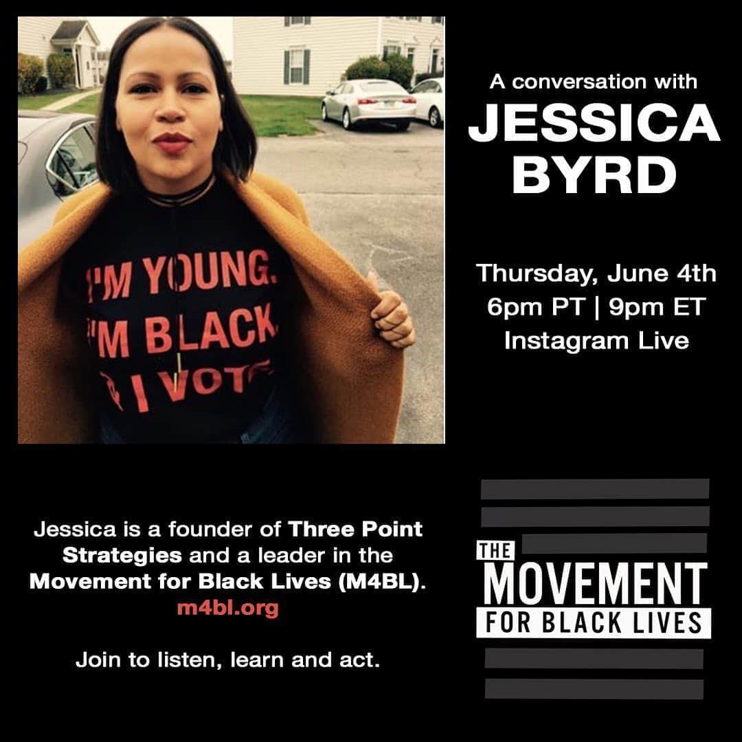 セイント・ヴィンセントさんのインスタグラム写真 - (セイント・ヴィンセントInstagram)「On Thursday, I’m going to be speaking with my friend, Jess Byrd, founder of Three Point Strategies and a leader in the Movement for Black Lives. Jess is absolutely brilliant.」6月3日 4時28分 - st_vincent