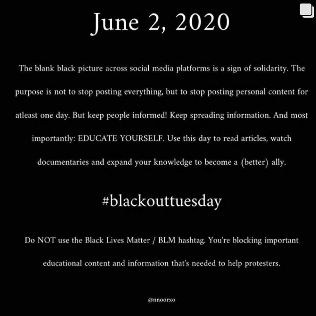 ジョディ・スウィーティンさんのインスタグラム写真 - (ジョディ・スウィーティンInstagram)「#blackouttuesday #theshowmustbepaused **I deleted my original #blackouttueaday post because I realized that in changing the original hashtag did not remove it from clogging the feed for those searching for resources. **i will not be posting any personal content, other than my support and resources for the protests and movement.  Keep posting RESOURCES.  Keep posting SUPPORT Keep posting THE MOVEMENT  Take a day to not make this about you but how you can be the most effective ally. ❤️✊🏼✊🏽✊🏾✊🏿❤️」6月3日 5時43分 - jodiesweetin