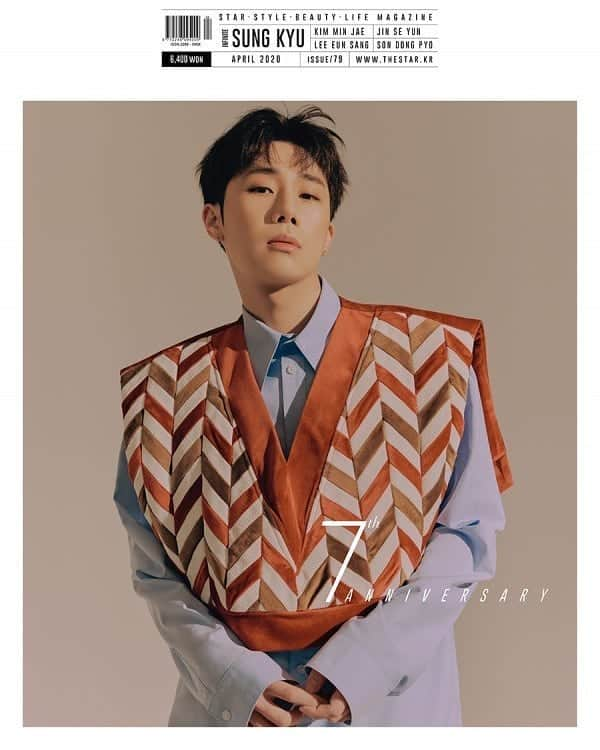 Just a girlさんのインスタグラム写真 - (Just a girlInstagram)「Sung Kyu @gyu357 (INFINITE) for THE STAR Magazine April Issue 💜 . . . . . . #성규 #SungKyu #김성규 #KimSungKyu #INFINITE  #인피니트 #インフィニッ#おしゃれ #オシャレ  #韓国 #セルカ #自撮り #ファッション #フォロー #일상#셀카#셀스타그램#오늘의훈남#얼스타그램#훈남#셀피#koreanboy#선팔하면맞팔#좋반#좋아요#선팔#맞팔#오늘의훈녀#훈녀#협찬」6月3日 5時46分 - cecithegirl