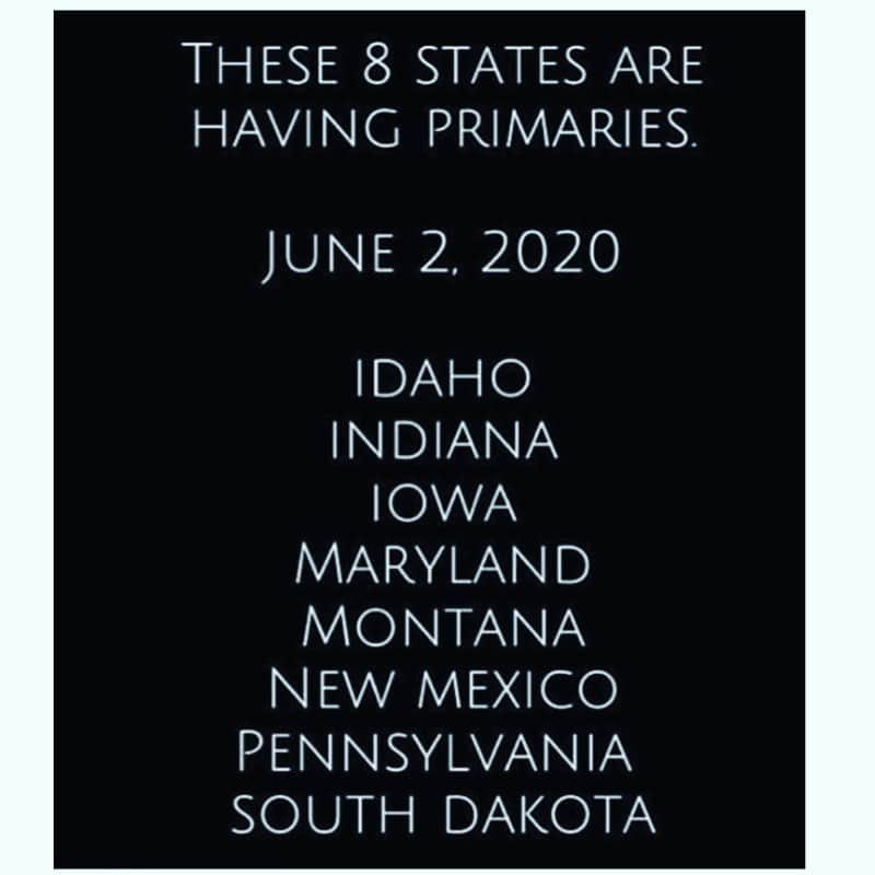 セリタ・エバンクスさんのインスタグラム写真 - (セリタ・エバンクスInstagram)「VOTE TODAY ✊🏾✨ #Vote 🖤 #Idaho #Indiana #Iowa #Montana #Maryland #NewMexico #pennsylvania #SouthDakota #democrats」6月3日 6時42分 - selitaebanks