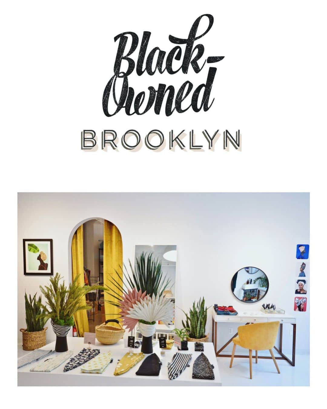 クレア・コフィーのインスタグラム：「Link in bio. #supportblackbusiness」