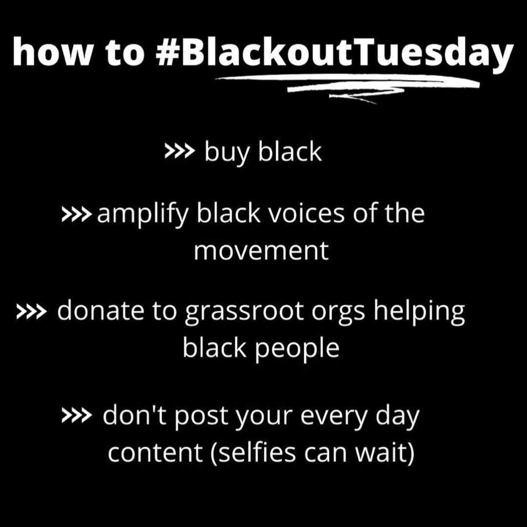 シェネルさんのインスタグラム写真 - (シェネルInstagram)「#blackouttuesday #VOTE #amplifymelanatedvoices  SWIPE ➡️➡️➡️➡️➡️」6月3日 7時38分 - chenelleworld