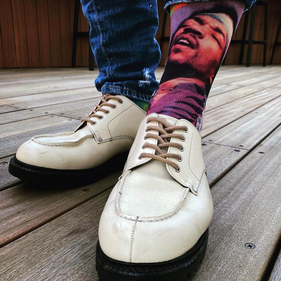 鈴木みのるさんのインスタグラム写真 - (鈴木みのるInstagram)「Today's STANCE  #stancesocks  #stance_japan  #ジミヘン 外がもうぬるい感じ。暑いじゃなく「ぬるい」そんな感じ。原宿の町も「ぬるい」そんな感じ。」6月3日 17時37分 - suzuki.d.minoru