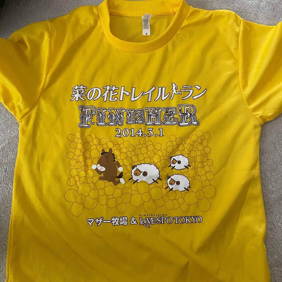 田村亮さんのインスタグラム写真 - (田村亮Instagram)「マラソン大会、イベント記念Tシャツ着てランニング。 #ロンブー 亮 #ランニング #菜の花トレイルランニング #デザインが子供っぽいので早朝や夜に着る事が多い #初めてのトレイルにはもってこいの大会 #ランスマで走った。 #最後、金さんがこけました。」6月3日 13時43分 - ryo_tamura7