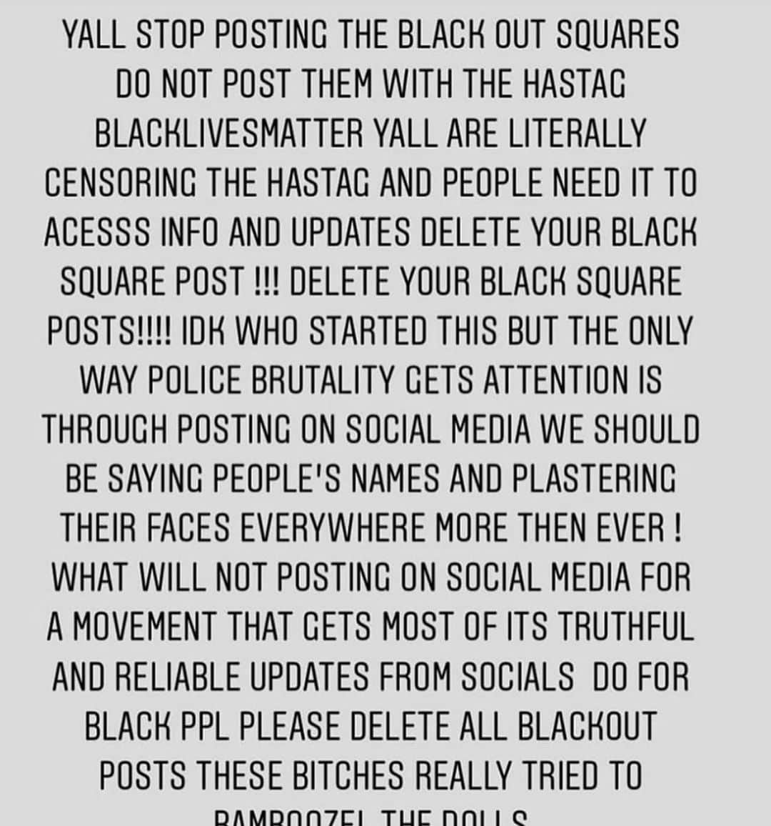 デミ・ロヴァートさんのインスタグラム写真 - (デミ・ロヴァートInstagram)「Blackout is over. #BLACKLIVESMATTER reposted from @luxurylaw 🖤」6月3日 13時48分 - ddlovato