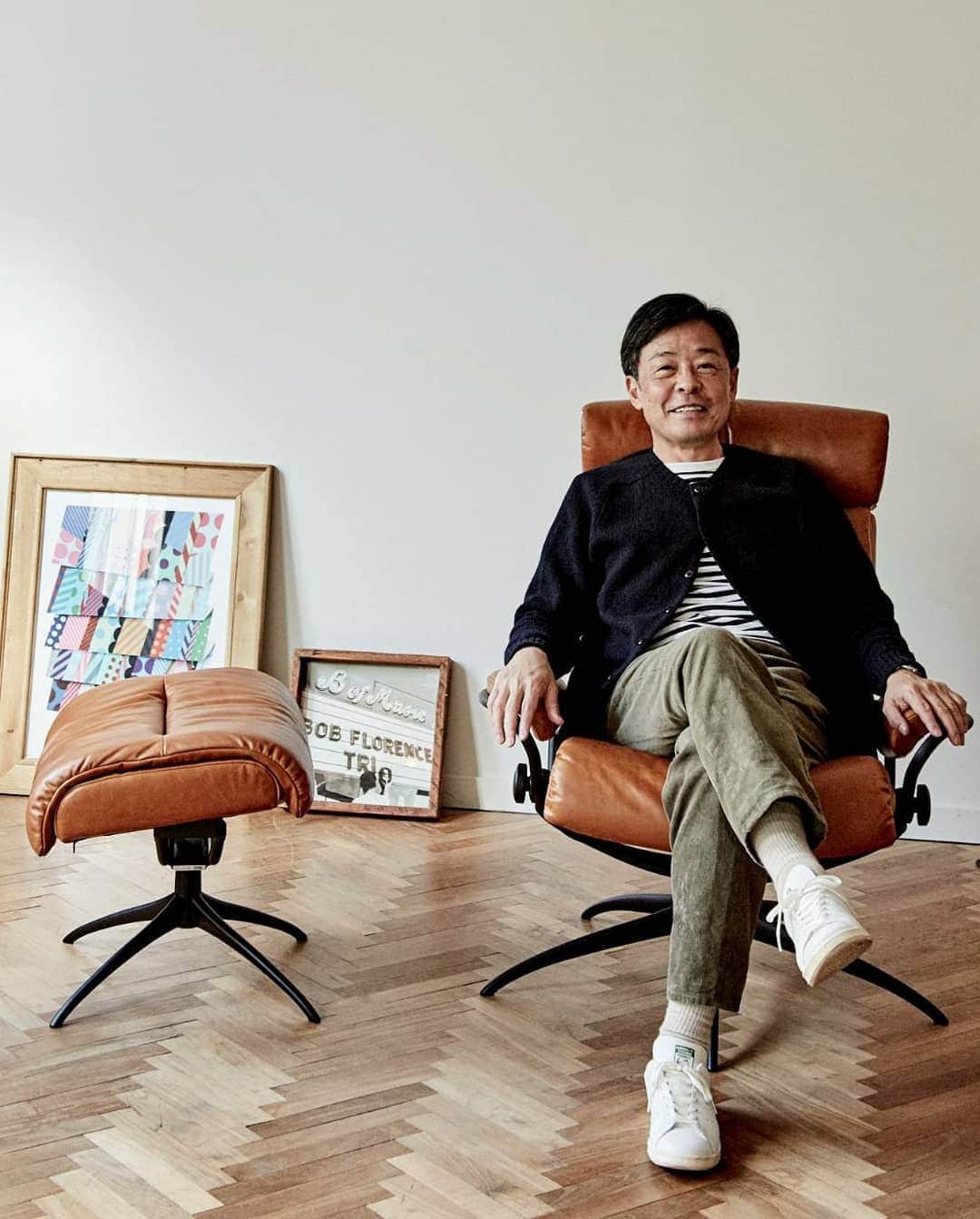 光石研のインスタグラム：「Stressless TOKYO× TOKYO Professionals other shot📷  https://www.stressless.com/ja-jp @ekorneskk_stressless 【by staff】」
