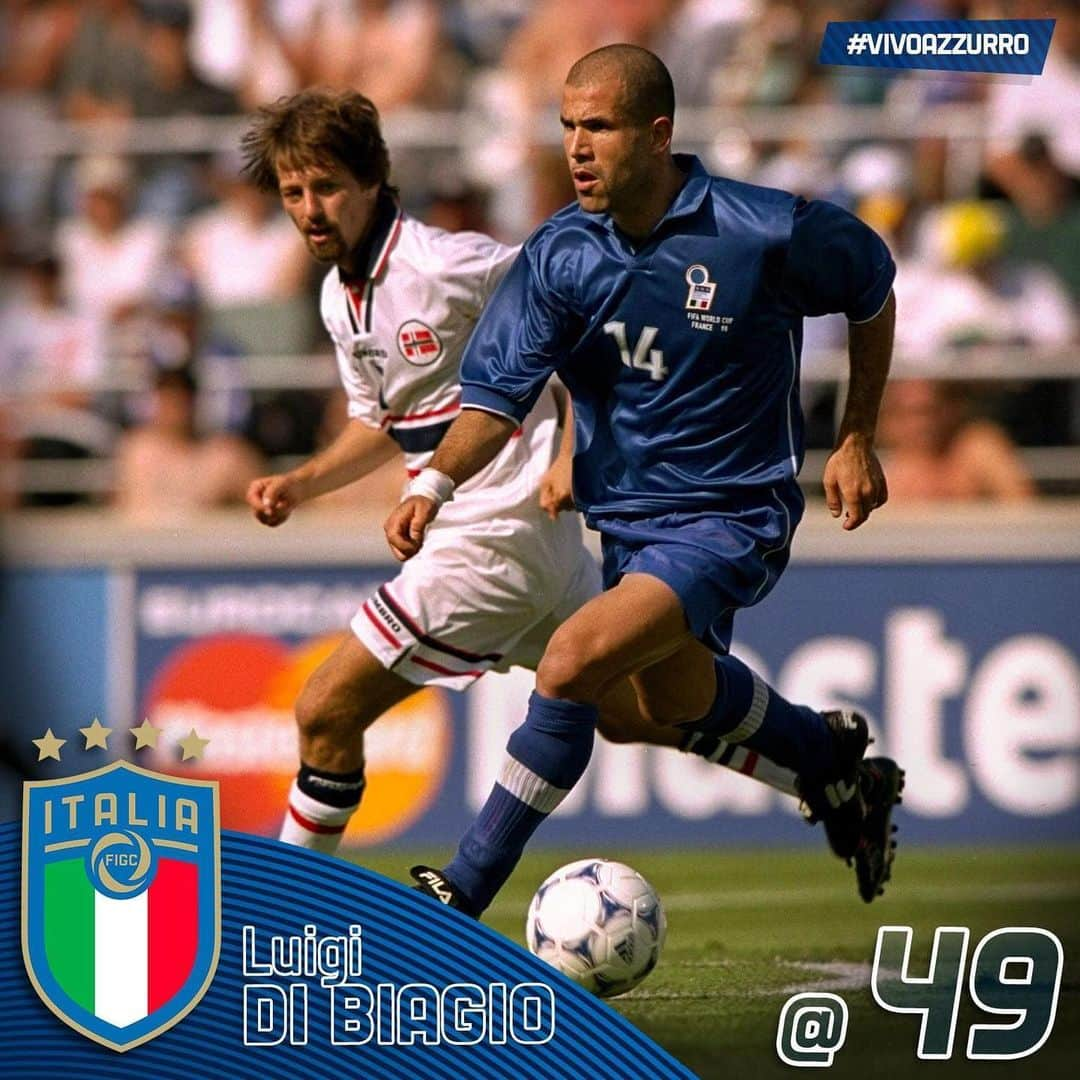 サッカーイタリア代表さんのインスタグラム写真 - (サッカーイタリア代表Instagram)「🎂 Buon compleanno a Luigi #DiBiagio che compie 4️⃣9️⃣ anni!  L'ex mediano della #Nazionale 🇮🇹 spegne oggi 49 candeline.  È stato tecnico dell'#Under21 e Ct dell'#Italia  #VivoAzzurro」6月3日 15時20分 - azzurri