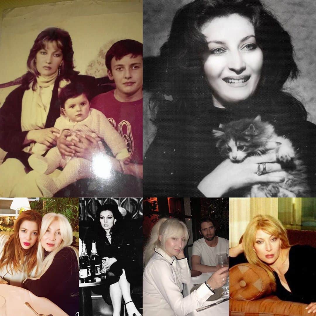 エレナ・サチンのインスタグラム：「Happy Mother’s Day to Bella Hadid’s mom..Thanks for raising me as your own. I love you so much mama angel @mserry7.」