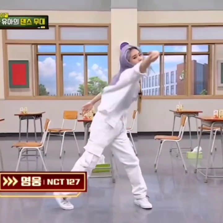 ミミのインスタグラム：「; 🌸 20APRIL25| #오마이걸 Knowing Brothers mimi dance cut ©jtbc . . .  #ohmygirl #오마이걸 #mimi #미미 #김미현 #kpop #hyojung #효정 #yooa #유아 #seunghee #승희 #jiho #지호 #binnie #비니 #arin #아린 #korean ©」