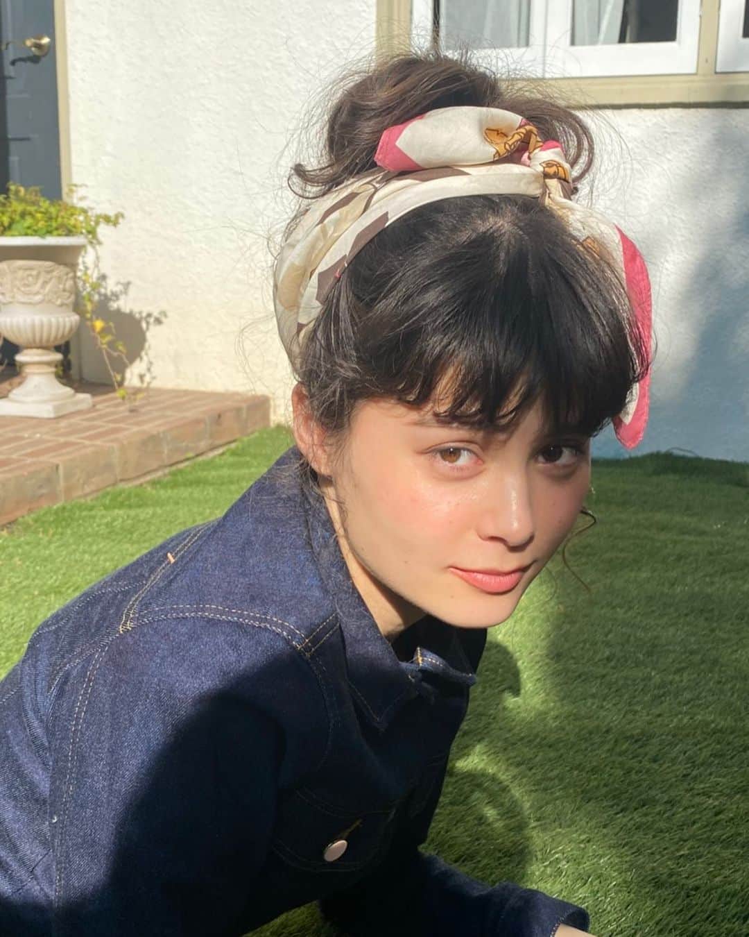 エイミーのインスタグラム：「here comes the sun. 太陽浴びたい🌞」