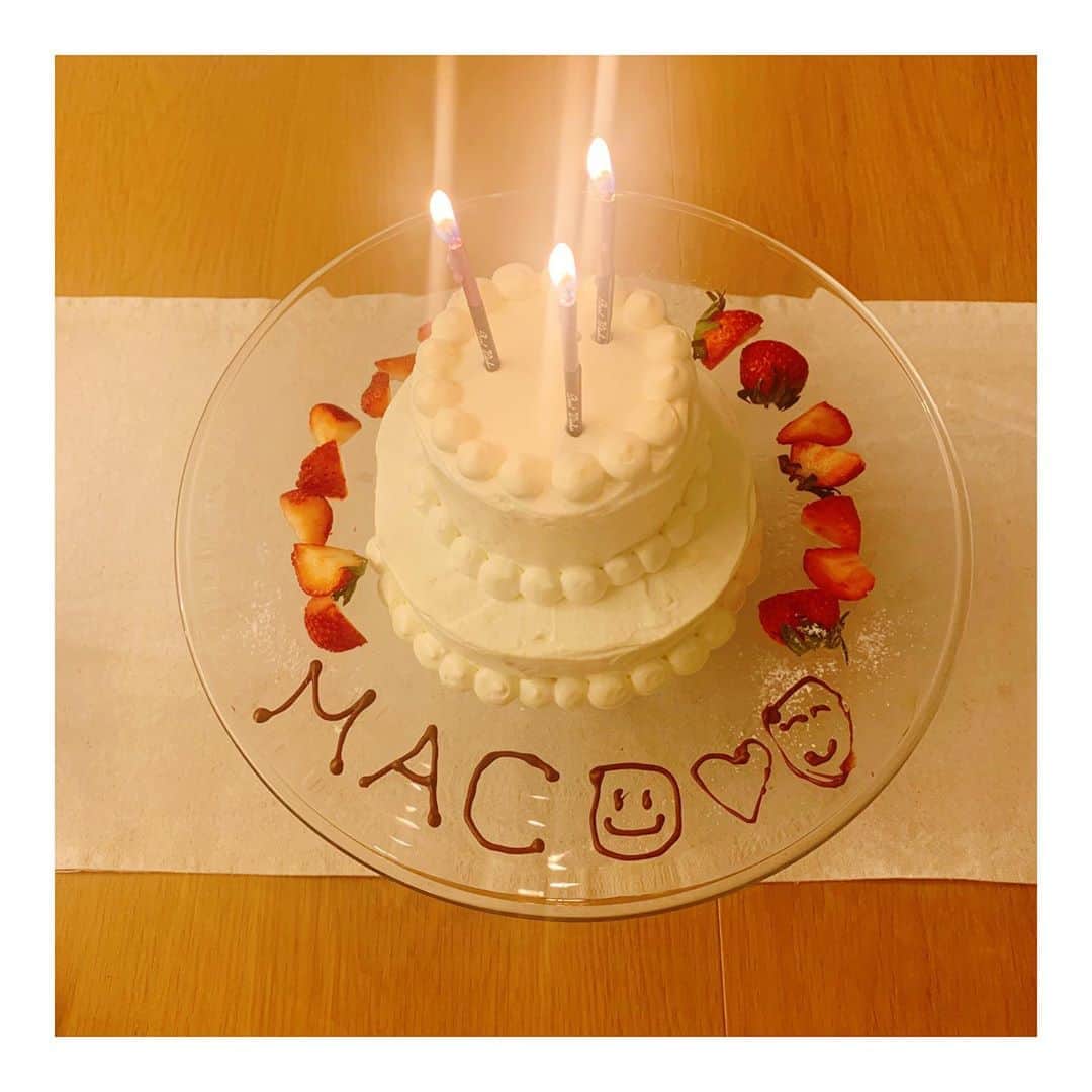 MACOさんのインスタグラム写真 - (MACOInstagram)「🍰❤️🎂😍 #birthdaycake」5月10日 19時39分 - maco___official