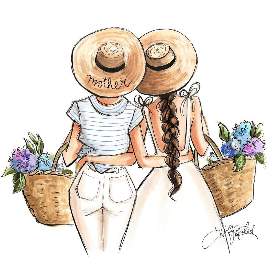 Holly Nicholsさんのインスタグラム写真 - (Holly NicholsInstagram)「Wishing a Happy Mother’s Day to all who fill the role. This is available as a coloring page to color and send to mothers ❤️ Hnillustration.etsy.com #HappyMothersDay #MothersDay #momandme #motherdaughter #fashionillustration #fashionsketch #fashiondrawing #fashionart #fashionillustrator #copicmarkers #copicfashion #illustration #hydrangea」5月10日 21時26分 - hnicholsillustration