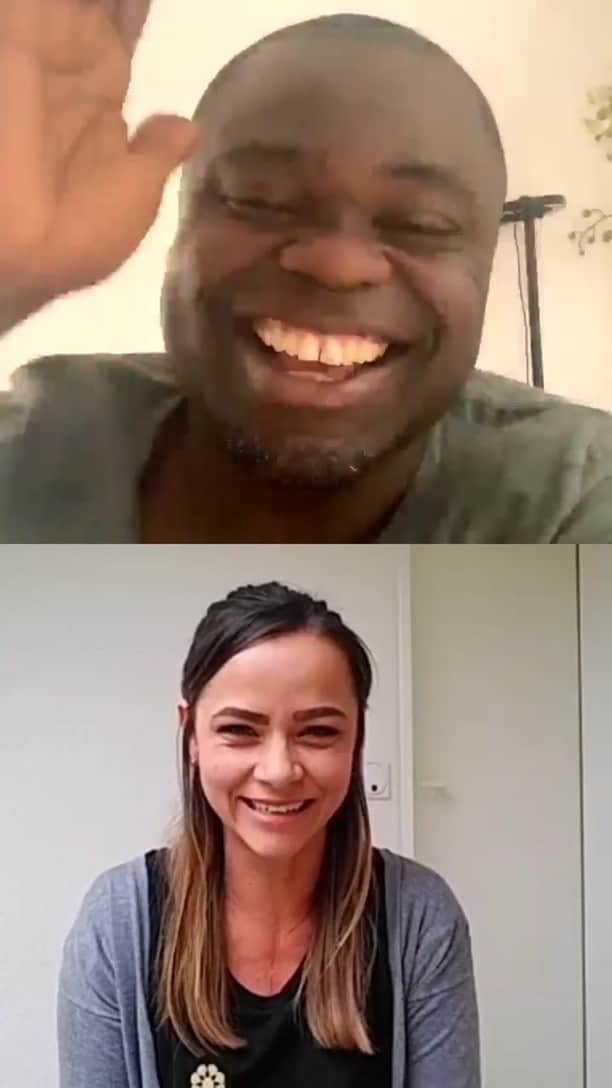 ゲーラルド・アサモアのインスタグラム：「Ein spannender Talk für meine @gerald.asamoah.stiftung mit @fragments_of_living, @daniel72hall und @stappmann. Vielen Dank für eure persönlichen Worte und eure inspirierenden Geschichten! 😊🙏🏿❤️🙏🏿」