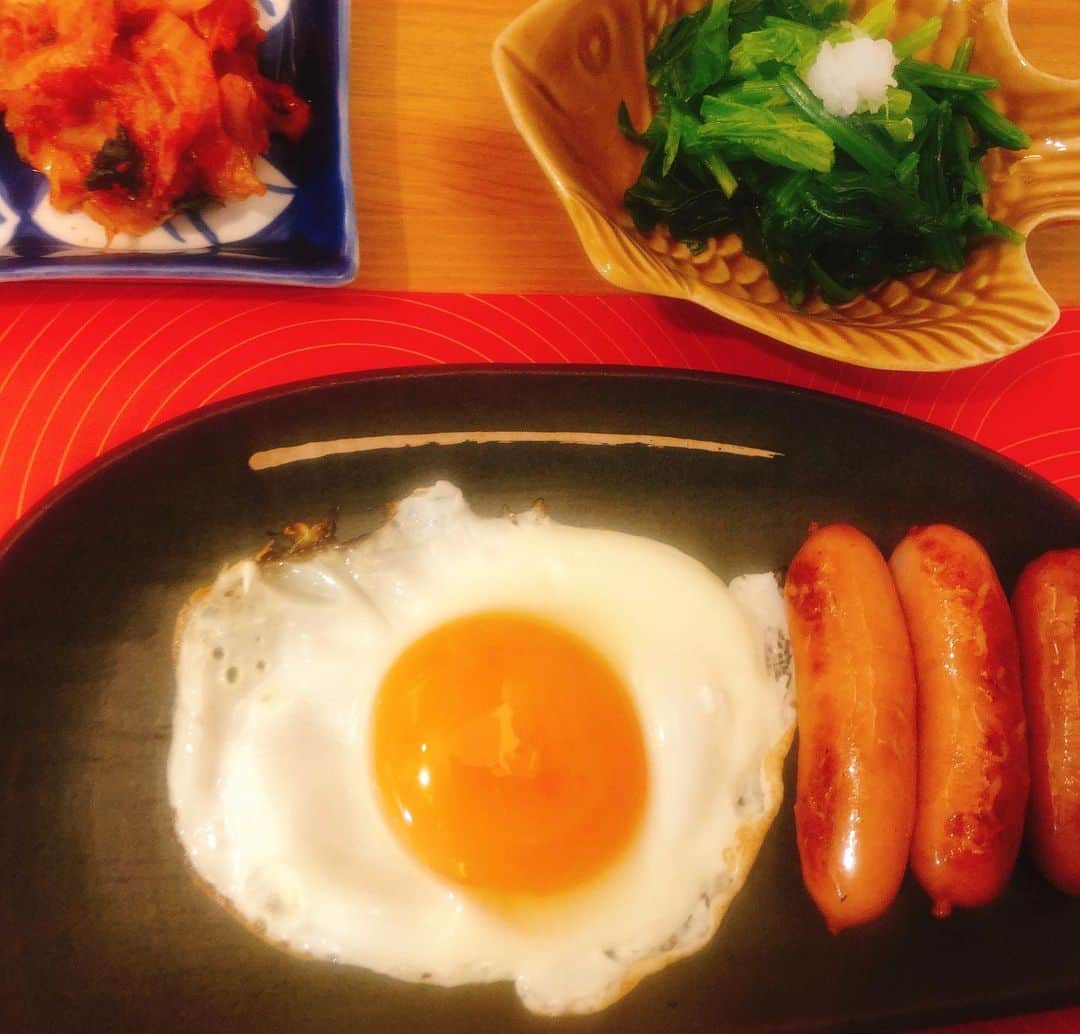 福島和可菜さんのインスタグラム写真 - (福島和可菜Instagram)「✨いっしょに作ろう！いっしょに食べよう！ごはんとみそ汁バトン✨  と言う企画で、 お魚を釣るところからももちろん、捌くのもバッチリ🐟何でも作れるスーパーお料理上手な、かおりんこと、 @kaori.suekawa さんからバトンをいただきました😁  普段はあまりおうちごはんを載せない私ですが、 （いつもは外食風景か、お酒とおつまみ多め😂😂😂） 今回は朝食を✋  もちろん普段から、三食ガッツリ食べます🤤  バランス良くとにかくたくさんの品数をたくさん食べる事に心がけています😁  野菜もタンパク質も炭水化物も、とにかくたくさん食べる事😎（笑）  その分動く‼️動ける☺️（笑）と言うスタイルです👍  メインは、  1人様の卓上窯で炊いた16穀米（窯炊きはやはり美味しいよ❤️） と、 具沢山の豚汁（みそ汁）です😁  お出汁もキチンととっているので、味は間違いありませーん🤩（笑） （なぜこれで嫁に行けないのか😂😂😂（笑）） 自分1人のために作って1人で食べる😂ちょっとさみしいですが、慣れましたー🤣✌️ バトンは、私がお嫁さんになりたいと思うほど、料理が上手過ぎるメンバーに渡させていただきます🥰  まずは、  相方のみゆきちゃん😊 @soundsmiyumiyu ちゃん （のりこには回さない❤️（笑）） 分量とか一切計らないで作るのだけれど、マジで絶妙👍美食を知り尽くしているからこそ作れるんだなぁ😋  毎食マジでレストラン😳‼️プロ‼️FMヨコハマのroute847でもご一緒している、ワンチャンの訓練士の、あやのちゃん✋ @ayastagram1025 ちゃん ↑ Instagram見てみて下さい😳‼️❤️ そして、 一緒に北海道を旅する番組をやっていた、ネイチャリング北海道で一緒だったゆりか😊 @yurika_kikuta ちゃん ゆりかのごはんもレストラン‼️見てるだけでヨダレ出るわい😋いつかマジで食べさせてくれ（笑）  さらには…‼️ 弟と結婚してくれた、我家族のマリア😊 @yokomahjong  イタリア出身ですが、日本食も大好きで、何でも作るし、何でも上手🥰マジで自慢のfamilyです✨  お料理プロの皆様にバトンを😋  よろしくお願いします😉 . . 🥢🥢🥢🥢🥢🥢🥢🥢🥢🥢 参加は簡単！3ステップ♪ ①ごはんとみそ汁をつくる ②つくった料理の写真を撮る ③SNS（facebook / instagram）で、下の五つの#ハッシュタグをつけて投稿 ④ 好きな3人の友達をタグ付け この範囲をコピーして、バトンをまわす。 🥢🥢🥢🥢🥢🥢🥢🥢🥢🥢 #いっしょにつくろう #いっしょに食べよう　 #いっしょに食チャレンジ  #ごはんとみそ汁　 #みんなにありがとう　 #うちで過ごそう .  #おうち時間 #ごはん #みそ汁 #私の朝食  #独身女子飯 #いつか家族のために作らせてくれ #笑 #バランス良く #大食い #大盛り  #鮭 #卵  #独り #慣れた #Instagram #インスタ #🍚 #🍲 #🐟 #🤤 #😋」5月11日 11時10分 - fukushimawakana
