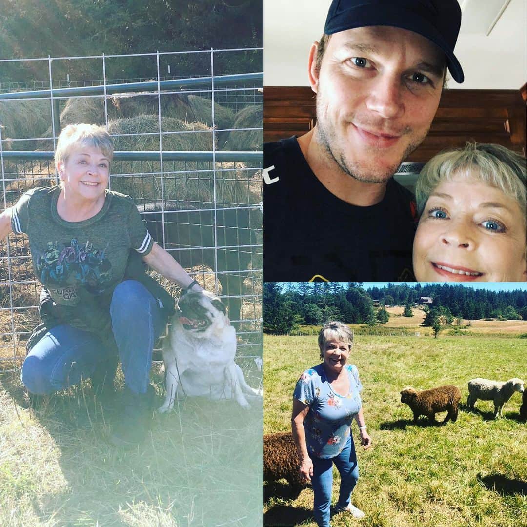 クリス・プラットのインスタグラム：「Happy Mother’s Day to my mom Kathy. Thank you for your joy, your earnest dreaming, your lack of cynicism and your passion for all things fun and games. All three of us kids are so grateful to have had you as a mom growing up. You knew when to build us up and when to pull us back to earth. For a couple kids in their early twenties you and Dad had a lifetime of wisdom. You gave us your every moment. And regardless of our struggles we laughed every single day. Thank you. I love you.  Love, Chris」