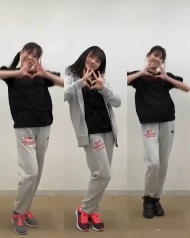 モーニング娘。'20のインスタグラム：「- . ハロプロtiktok! . . #山﨑愛生 #北川莉央 #岡村ほまれ . .」
