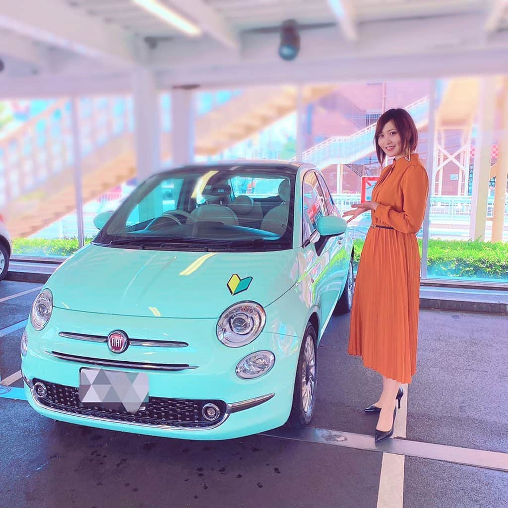 関口愛美さんのインスタグラム写真 - (関口愛美Instagram)「点検&洗車してもらってピカピカ✨  #fiat #fiat500 #フィアット #フィアット500 #myfirstfiat #チンクエチェント #mycar #carstagram #carselfie」5月11日 16時25分 - sekiguchiaimi