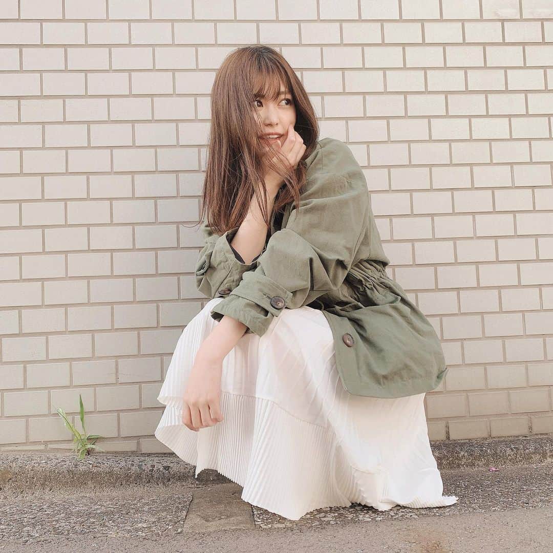 前田亜美のインスタグラム：「. . そろそろ更新したいと思うので前に撮ったやつ載せる🌷. . . 今日は暑すぎてびっくりだよ。. . . #私服 #ami私服」