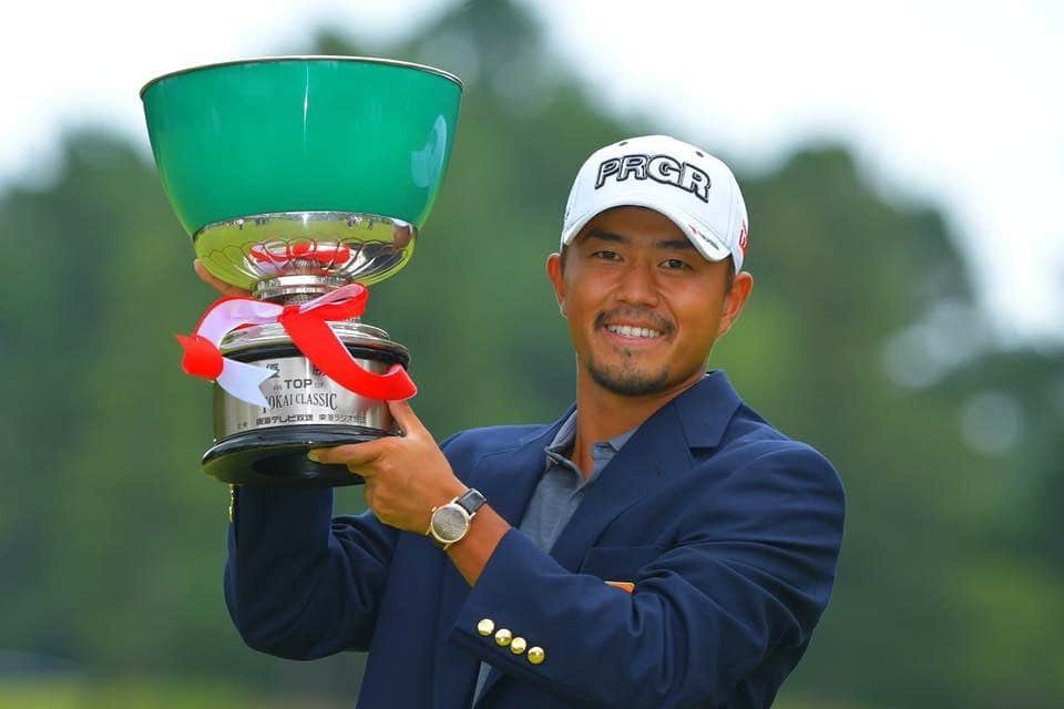 小平智のインスタグラム：「5勝目の東海クラシック！ 最終日16番でドラマがあって逆転した試合！最終ホールも大人になり刻んでパーを取って優勝(^^) 早く試合したい！コロナよ消えろ〜 #5勝目 #東海クラシック #小平智」