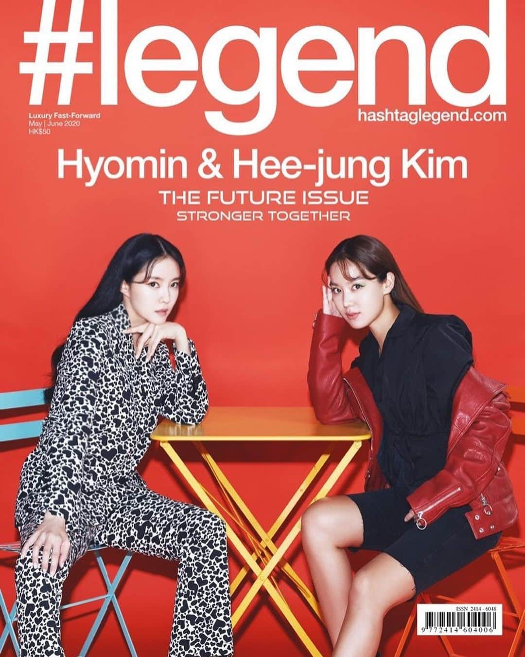 ヒョミン さんのインスタグラム写真 - (ヒョミン Instagram)「#️⃣legend Cover.  HYOMIN & HEE-JUNG KIM 🚨🚨🚨 @hashtag_legend #ITHK#ZADIGETVOLTAIRE#OFFWHITE」5月11日 19時01分 - hyominnn