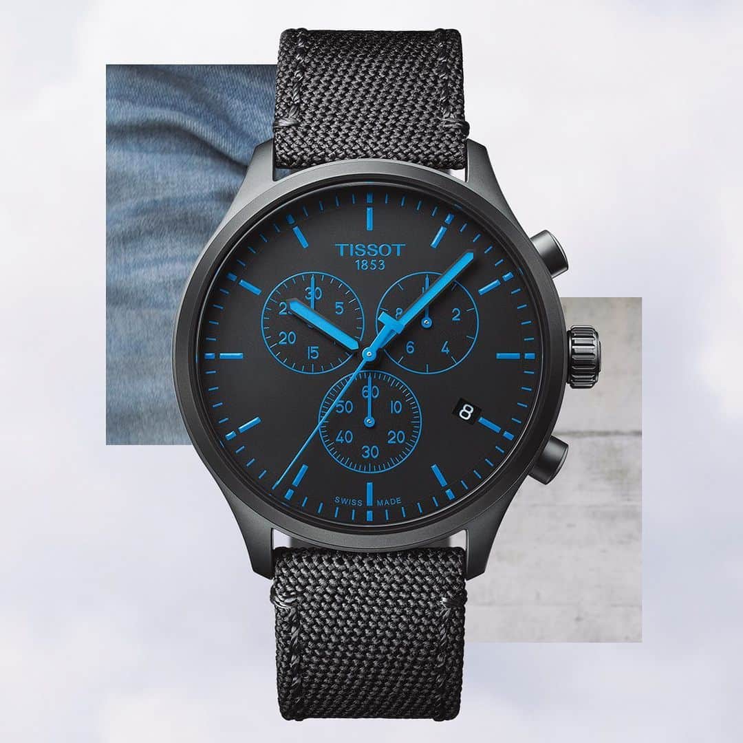 のインスタグラム：「The Tissot Chrono XL, with chronograph function, is perfect for the active man on the lookout for an urban style. It’s time to think BIG!  #tissot #ChronoXL」