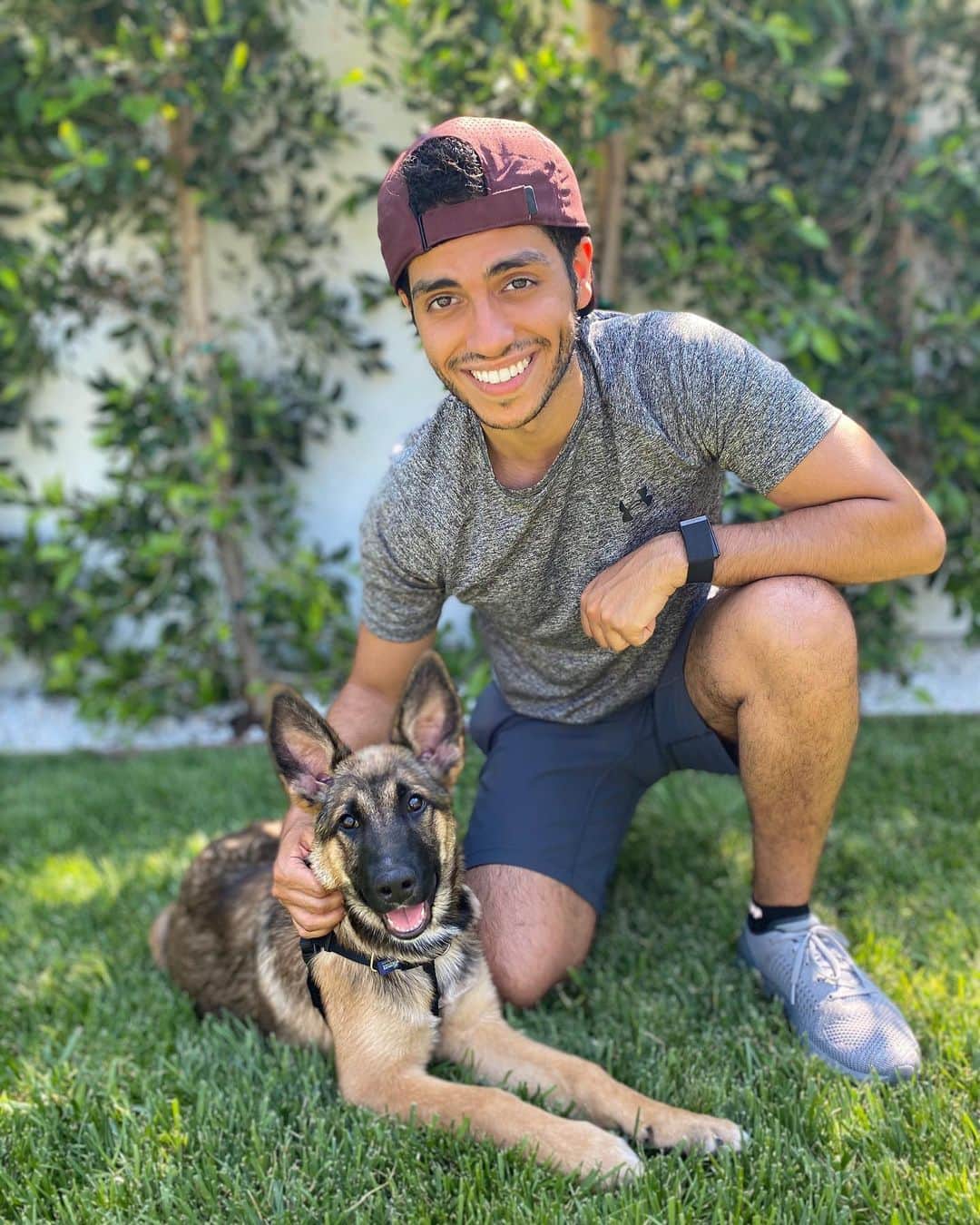 メナ・マスードのインスタグラム：「Mena Exotic & Bageera. Welcome home little girl!! . . Huge shout out to @pawworks who rescued this beautiful girl and her sisters from a kill shelter. They’re doing amazing work here in California & every weekend you can visit all the pups up for adoption. Visit their website for more info on how you can help!」
