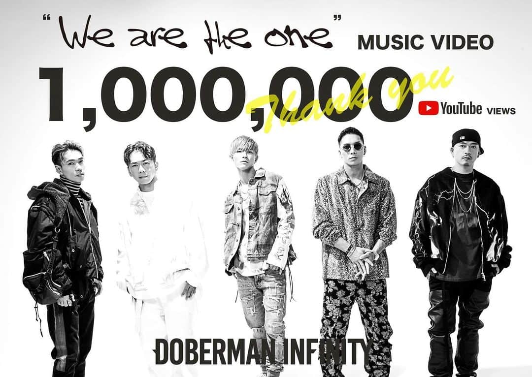 GSさんのインスタグラム写真 - (GSInstagram)「本日は感謝を込め もう一発‼️ #wearetheone  #dobermaninfinity  #100万回再生 #ありがとう」5月11日 22時31分 - di_gs_official