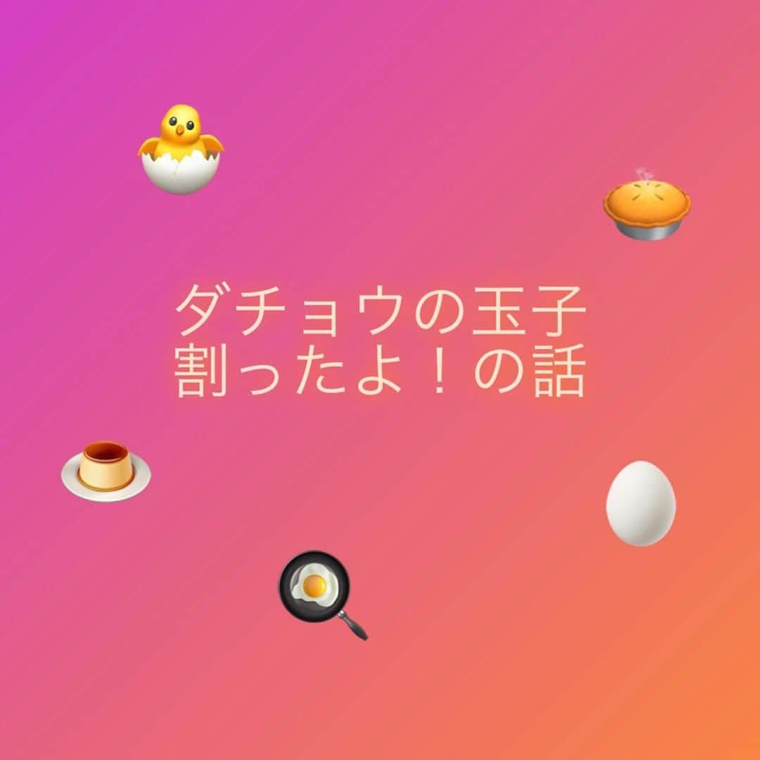 真瀬はるかさんのインスタグラム写真 - (真瀬はるかInstagram)「【遂に割ったよ🥚‼️】 . . 遂にダチョウの玉子様を割りました！ おうちで1人、ぐりとぐらごっこ😂 . 一言で感想をまとめると 【ぐりさん(発音はぐりさん⤴︎)とぐらさん(同じく⤴︎)、マジで尊敬します🙏】です。 . . いやはやマジで大変だった😂😂😂 . . 今まで気軽に“ぐりぐら”とか呼んでてごめんなさい。。。 . . 道具や材料用意して➡︎割って➡︎分けて➡︎無理矢理どでかいプリン作って➡︎大量のメレンゲ作りや粉を振るう作業やらしてケーキ2回し焼いて➡︎最後の写真。 . . さすがに疲れちゃって、 髪、ボッッッッサボサ😂 上手に笑えなくてやれやれスマイル😂 . . 人間の私がこうなんだから、ネズミのお2人はさぞや大変だった事でしょうよ…。 . . 玉子割るだけなのに、金槌とペンチが必要ってサラッと書いてあるあたりがもうヤバくないですか😂？！ . いや、私も私で家に最低限の工具セットみたいなやつあったから良かったけども… . . で、説明書にしたがってしばし格闘⏳ . . とりあえず見て欲しいのが、4〜5枚目の動画たち。迫力凄いわよ、あぁた。 もうエイリアン👽かなんか生まれるのかなっていう勢い💨 . . この割るくだりが1番テンション上がった〜！！笑笑笑 通常の卵との差もすごいでしょ⁈大体20〜25個分あるみたいです‼︎ . . 真瀬は何を隠そうプリン🍮大好き人間(死ぬ間際に食べるのはプリンと餃子って子供の時から決めてます)なので、玉子と一緒に送られてきたレシピ通りに全量使ってぐりぐらケーキ焼いてもよかったんですが、やっぱりプリンは外せないと思い、半分ずつにしました！！ . . 8枚目。 たまーーーーに何人か人呼んだ時にしか使わないっていう大きなグラタン皿を無理やりフライパンと合体させながら蒸してみましたの図🍮 . . あのね、総じて大変だったのは【ダチョウの玉子は普通の玉子に比べて水分が多く固まりにくい！】ので普通の玉子の感覚で加熱時間やってみても、うまく行きづらかったのでプリンもケーキも思ったより焼き時間調整に苦戦しました。 . . でも！ その特徴のせいか、プリンなんて牛乳のみで食感はしっかり固めに焼いたけど、味わいは生クリーム系のまろやかゴージャスな味に仕上がって大満足！！！！ . . で、やっとこさ出来上がったプリンを見てふと現実に立ち戻り . . 「これ、、、今は森の仲間たち誘えないから、私、数日ずっと食べ続けるよね」と。 . . 半量にしたとはいえ、このままではケーキもプリンも食べ続けるのは飽きてしまう可能性が…と思い、急遽フライパンいっぱいのケーキを焼くのをやめて、通常のホールケーキ型でプレーンと紅茶味と2パターン焼く作戦に変更！ . . 最終的には映えることよりも、現実的に生きていたいタイプなので、そこはご期待に添えずすみません😅 . . でも、このケーキがまた美味しかった！！ . . バターとか一切使わないで、泡だてた卵白とほんの少量のベイキングパウダーの効果でフッカフカに焼き上がるヘルシーケーキ✨ . . 食べると、シフォンケーキみたいなんだけど、これもダチョウの玉子の特徴なのか、しっとり感も感じられて。これ言葉じゃ表し切れないからぜひ全国の森の仲間たちみんなに食べてみてもらいたかった！！ . . 強いて言うなら、文明堂さんのカステラみたいなしっとりふわふわ感！！ 素敵でしょ✨ . . 味変していくために、生クリーム乗せて食べてみたり、温め直して食べてみたり色々したんですが、個人的に優勝だった食べ方の組み合わせは【温め直して、上にバターをのっけてスフレパンケーキみたいな感覚で食べる🥞】が1番美味しかった✨紅茶味もプレーンもこれが断トツ優勝感ありました🏅 . . いやぁ…そんなわけでこのGW、何日にも渡ってダチョウの玉子様には大変楽しませていただきました🙏 . . おめざにケーキ食べたり、夕飯の後にはプリン食べたり。なんか、こんな時だからこそ、しみじみ、幸せな事ですね。。。 . . あと、これ子供がいたら、夏休みの自由研究とかに、これ凄くいいなって思いながら作ってました。(え、今のところそんな予定ないけどさ😂) . 割るのも調理も何もかも、1人だと多少大変でしたが、ものすごーく楽しかったので、子供がいる家族みんなでやってみたらすごく良いだろうなと！ . . 割り終えた殻もランシプシェードにしたり、ハーブとか植えて鉢代わりにしたり色々使い道あるみたいですし💡 . . いやぁ…いくつになっても初めての事ってドキドキワクワクするもんですね〜！ . . 真瀬家のダチョウ様(父)、貴重な経験を授けてくれてありがとうございました。 . . #ダチョウの卵 #ダチョウ #今回改めて #生命をいただいている感 #感じました #感謝🙏  #プリン #ケーキ #ぐりとぐら #ぐりとぐらのパンケーキ  #おうち時間 #真瀬はるか」5月11日 23時51分 - harukamanase_official